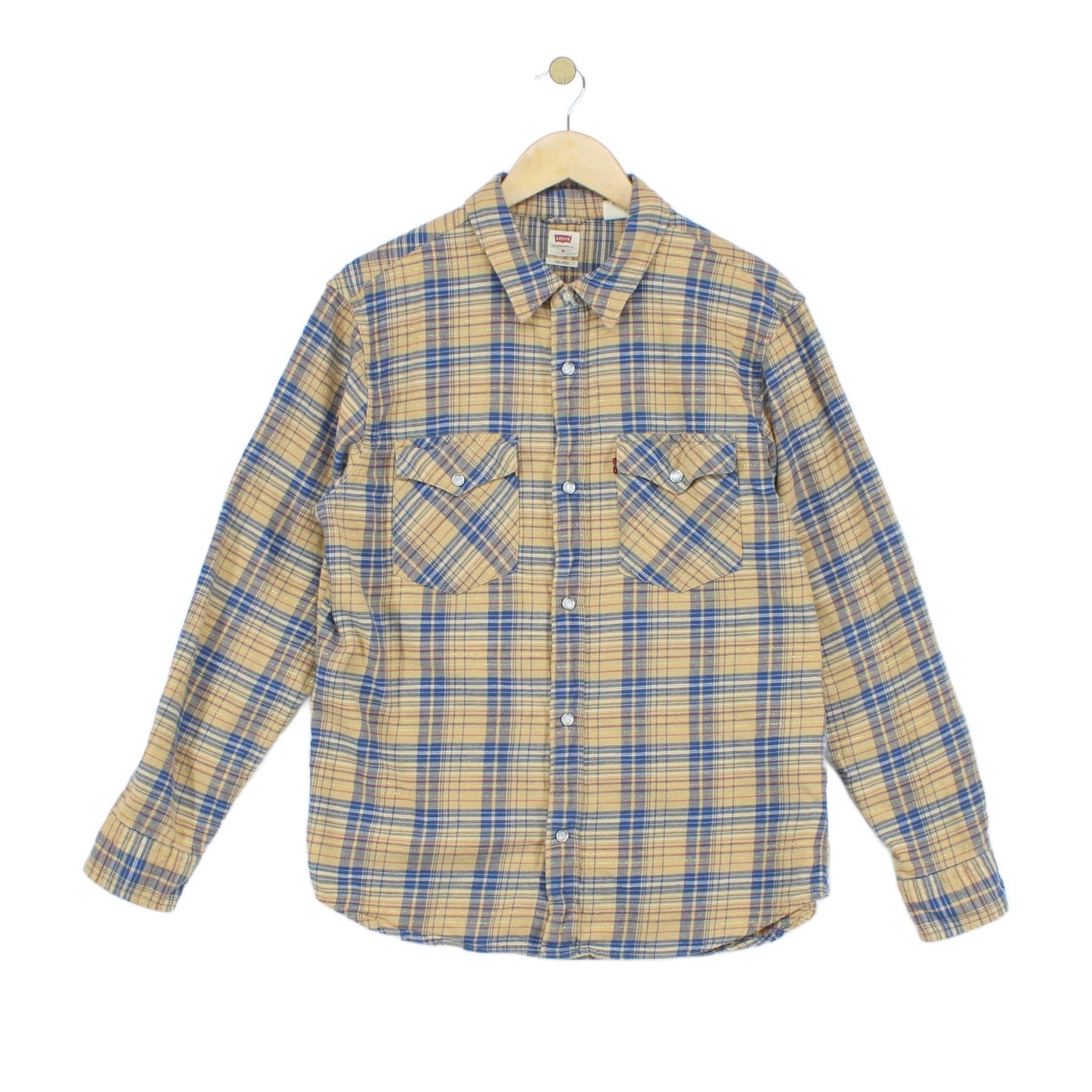 Mens Plaid Shirt Long Sleeve Relaxed