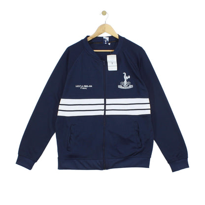 Mens Track Jacket Full Zip Football Retro