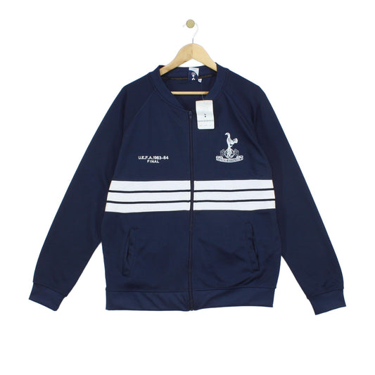 Mens Track Jacket Full Zip Football Retro