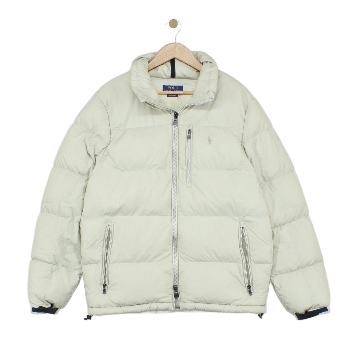 Mens Puffer Jacket Down Performance Full Zip Winter