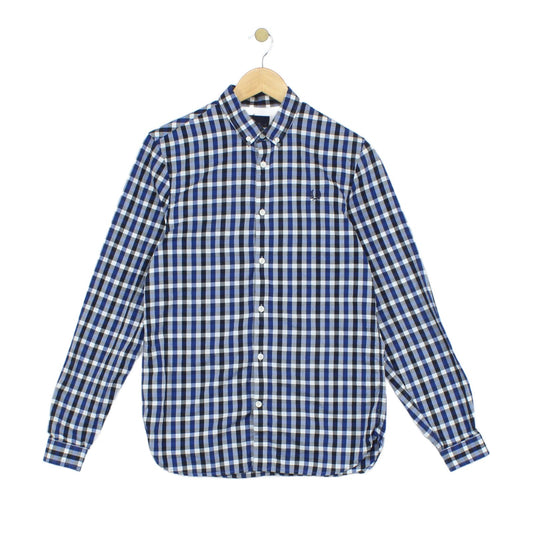 Mens Check Shirt Button Down Plaid