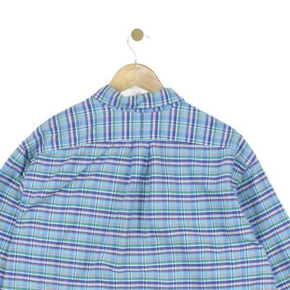 Mens Plaid Shirt Long Sleeve Button Up