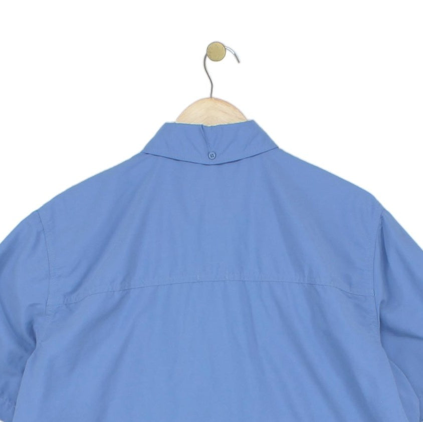 Mens Hiking Shirt Collared Casual Short Sleeve