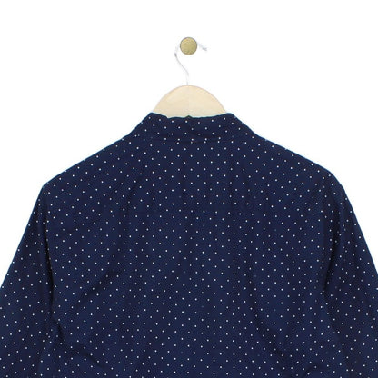 Mens Polka Dot Shirt Button Up Slim Fit