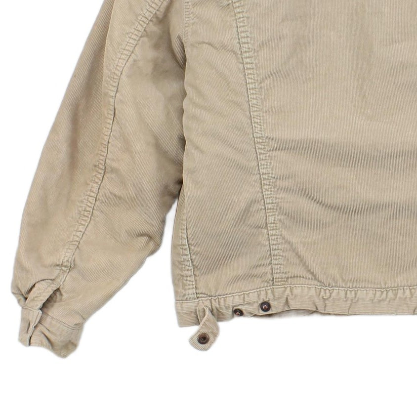 Mens Sherpa Corduroy Jacket Snap Lined