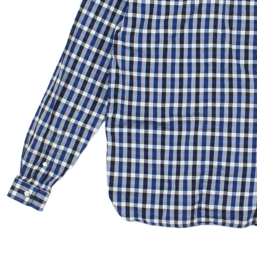 Mens Check Shirt Button Down Plaid