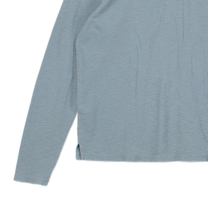 Mens Polo Shirt Stretch Long Sleeve Cotton