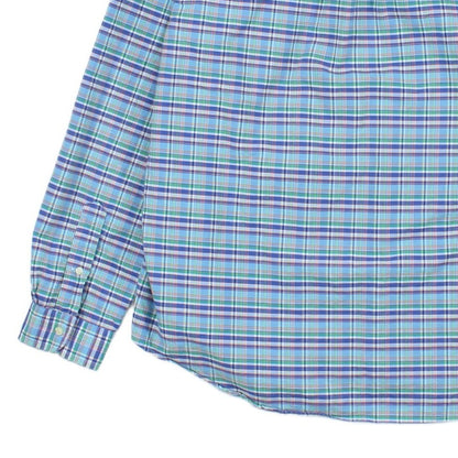 Mens Plaid Shirt Long Sleeve Button Up