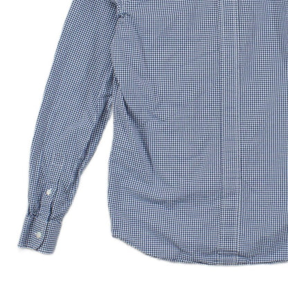 Mens Shirt Gingham Check 80S Casuals