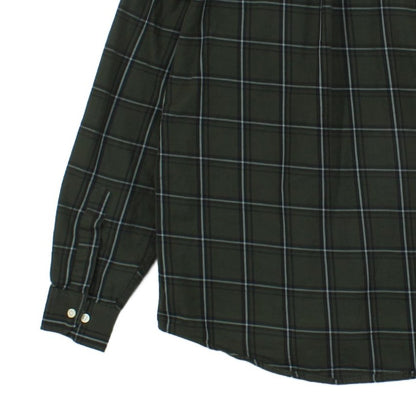 Mens Plaid Shirt Button Up Long Sleeve