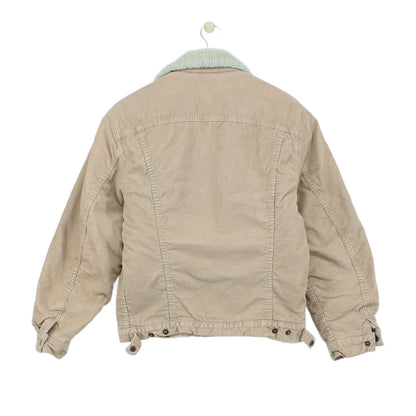 Mens Sherpa Corduroy Jacket Snap Lined