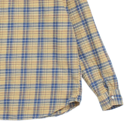 Mens Plaid Shirt Long Sleeve Relaxed
