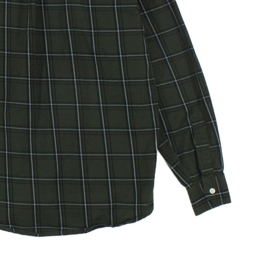 Mens Plaid Shirt Button Up Long Sleeve