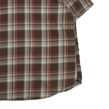 Mens Check Shirt  Short Sleeve