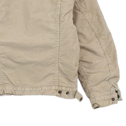 Mens Sherpa Corduroy Jacket Snap Lined