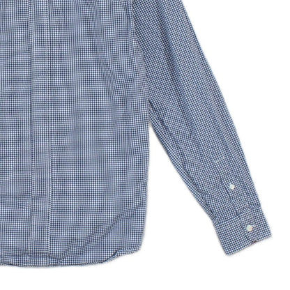 Mens Shirt Gingham Check 80S Casuals