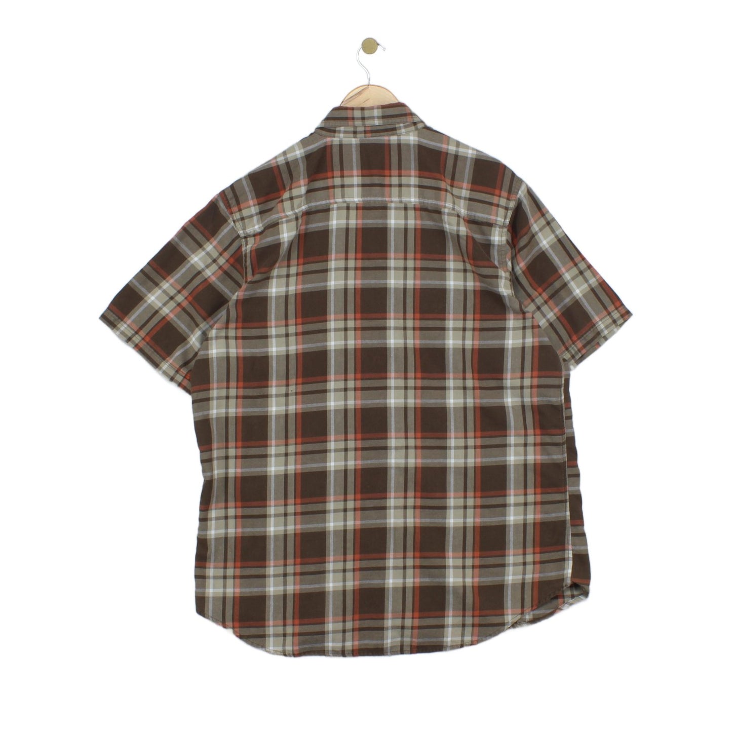 Mens Check Shirt  Short Sleeve