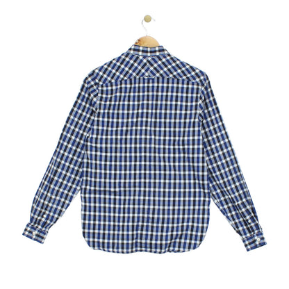Mens Check Shirt Button Down Plaid