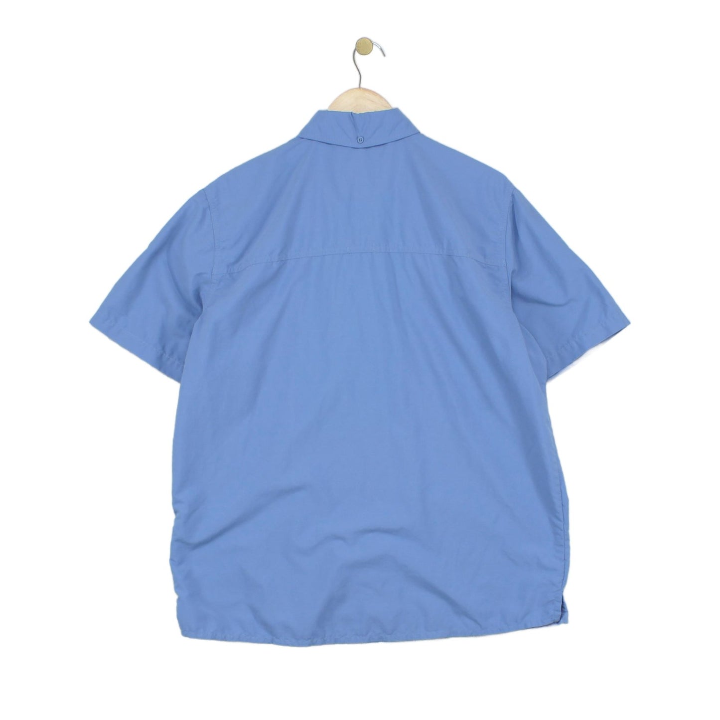 Mens Hiking Shirt Collared Casual Short Sleeve