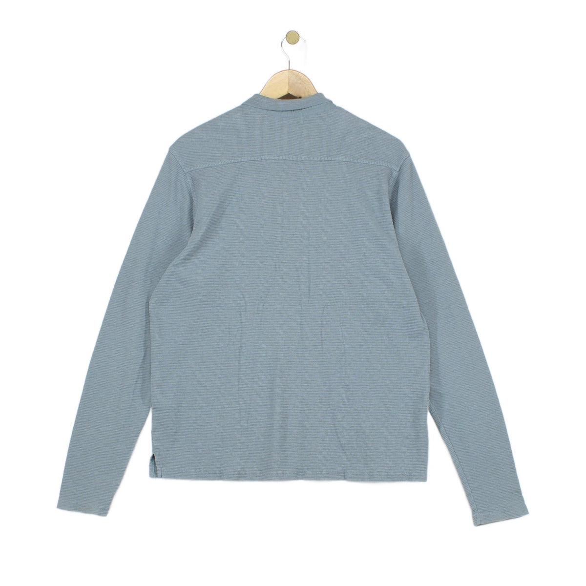 Mens Polo Shirt Stretch Long Sleeve Cotton