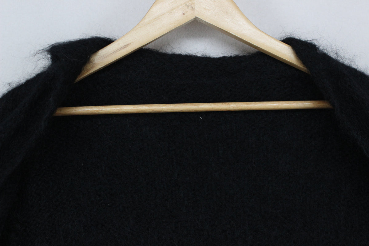 Womens Mohair Cardigan Long Sleeve