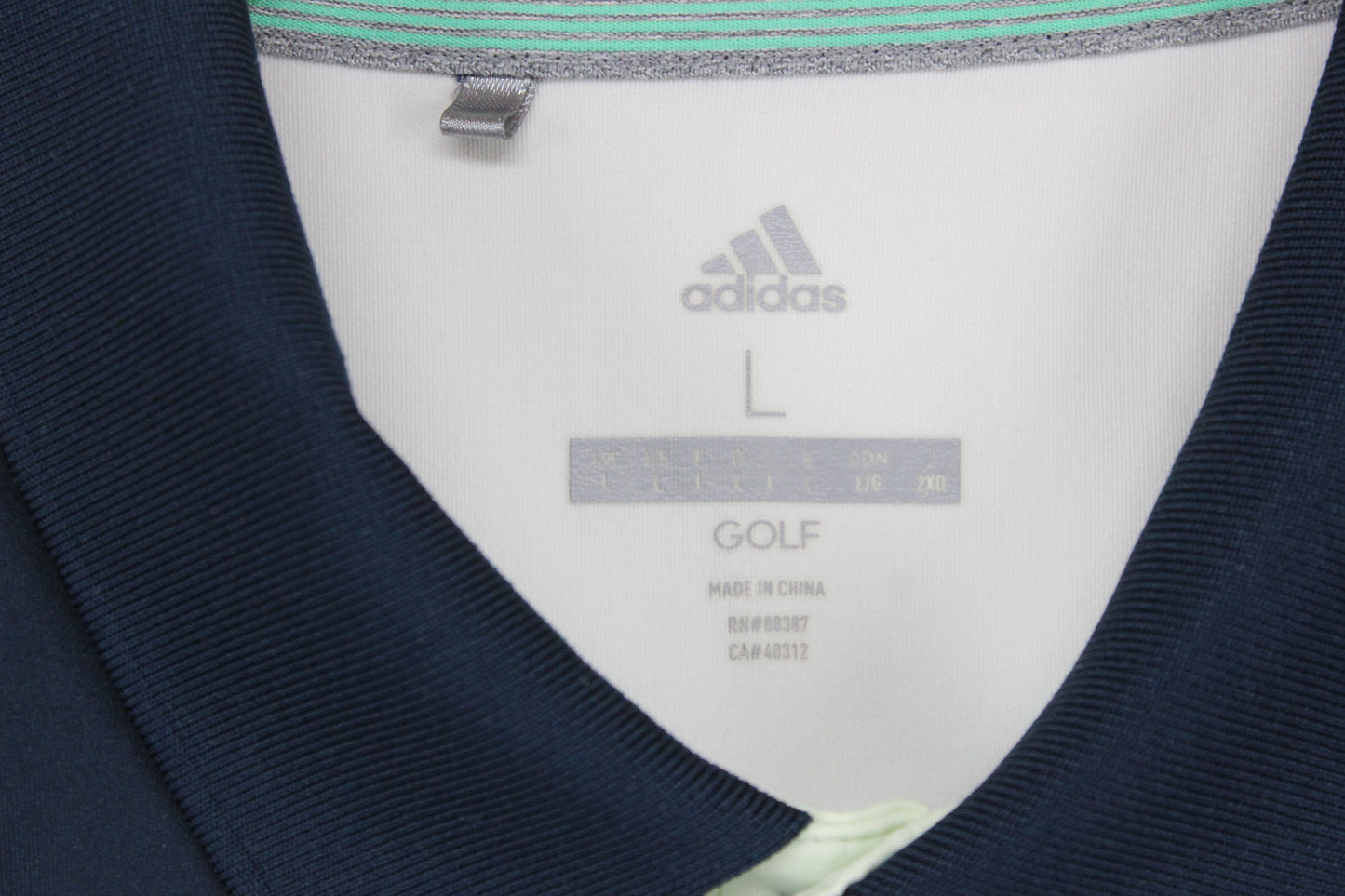 Mens Striped Polo Shirt Stretch Golf Short Sleeve