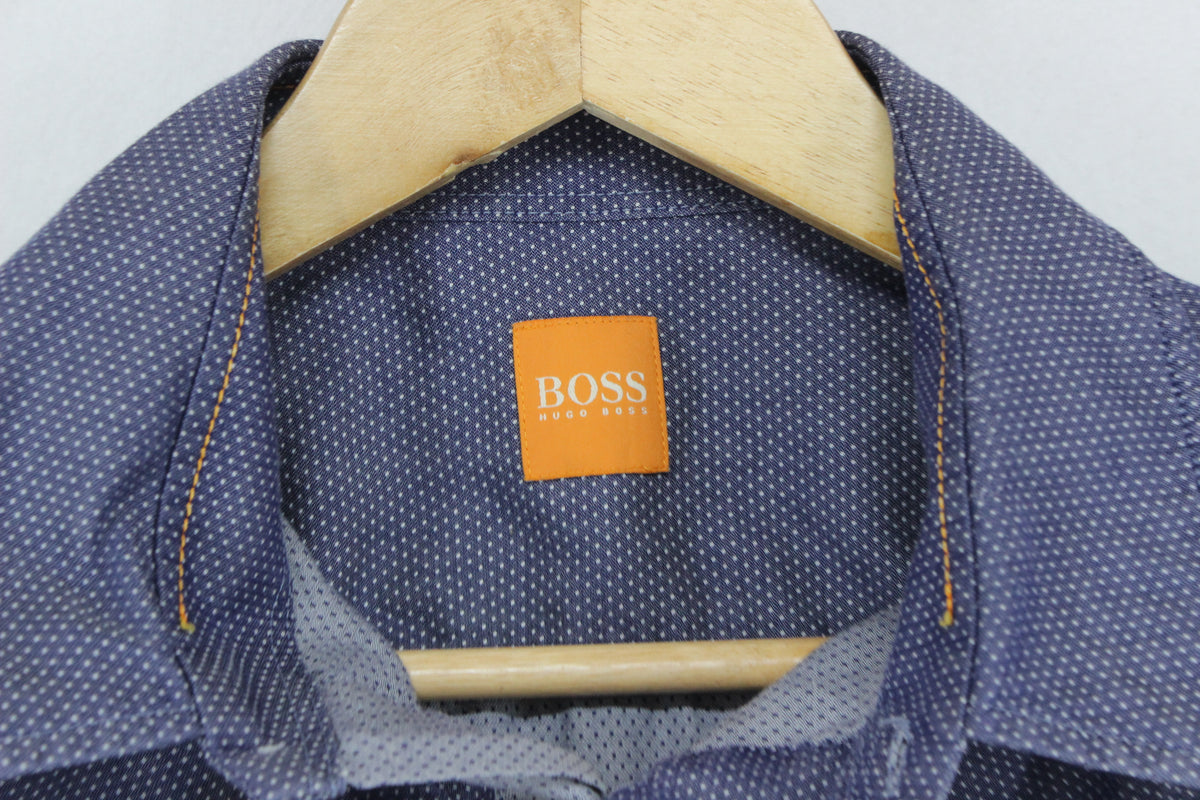 Mens Patterned Shirt Long Sleeve Button Up