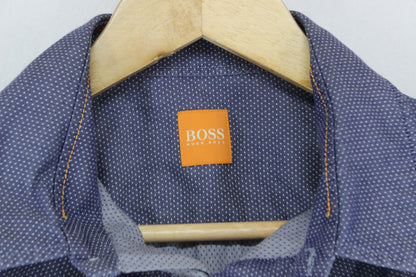 Mens Patterned Shirt Long Sleeve Button Up