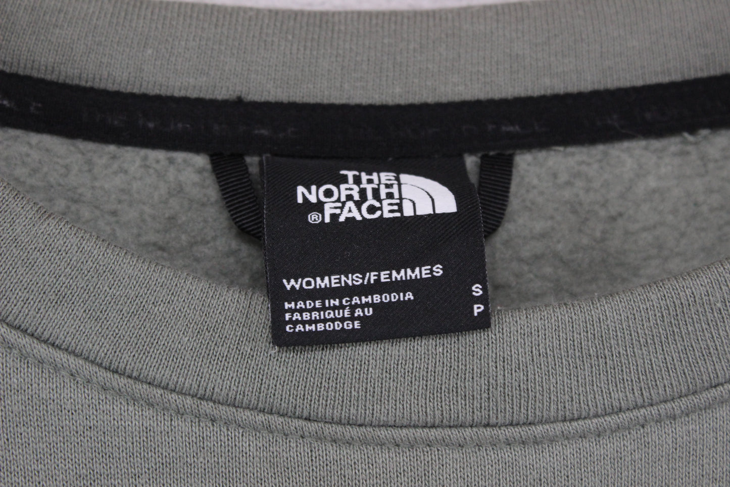 Womens Sweatshirt Cropped Crew Neck Outdoor