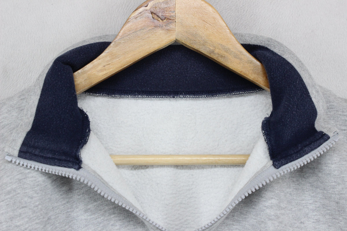 Mens 1/4 Zip Sweatshirt Athletic Pullover Logo
