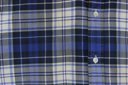 Mens Plaid Shirt Long Sleeve Slim Fit