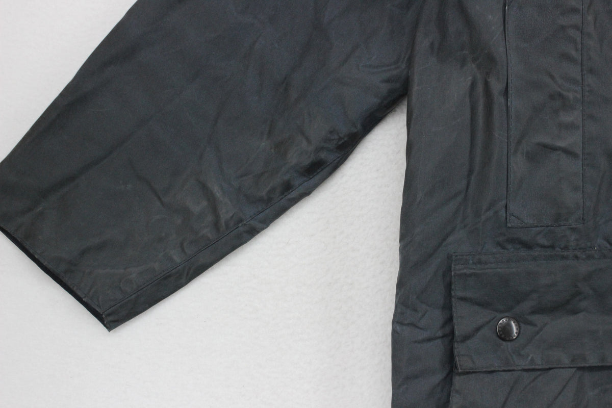 Mens Beaufort Waxed Jacket Uk Made Plaid Lining Cotton