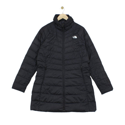 Womens 550 Down Quilted Coat Full Zip Long Outdoor