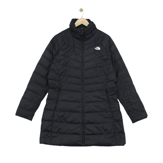 Womens 550 Down Quilted Coat Full Zip Long Outdoor