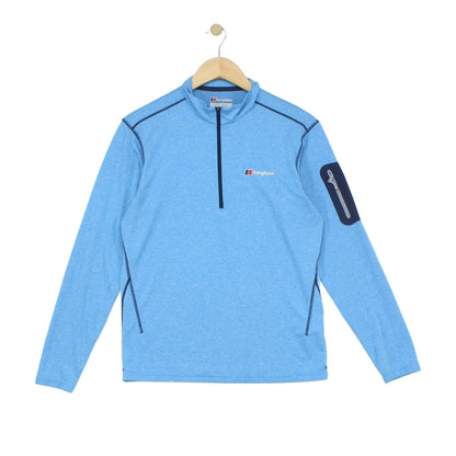 Mens Argentium 1/4 Zip T-Shirt Outdoor Baselayer