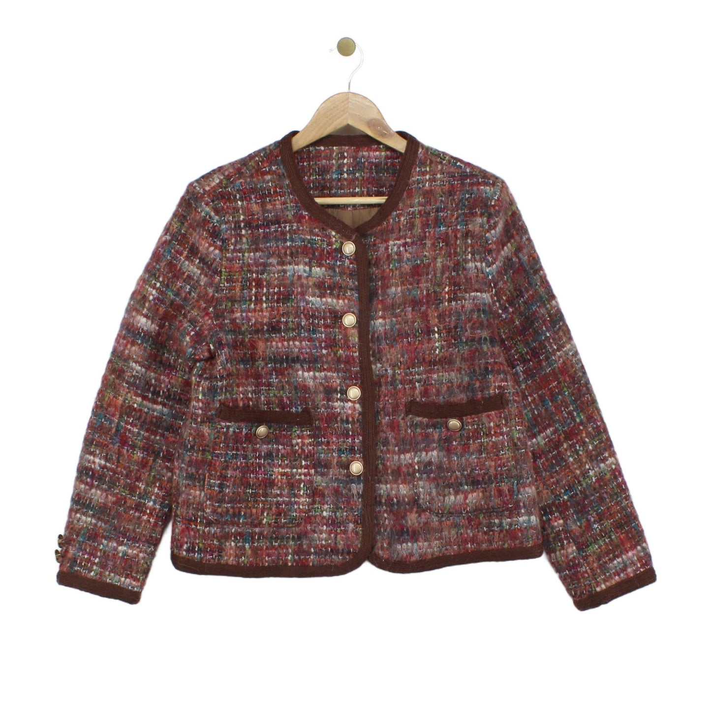 Womens Wool Jacket Retro