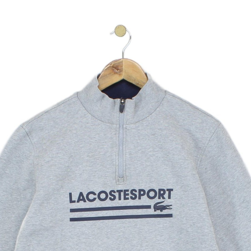 Mens 1/4 Zip Sweatshirt Athletic Pullover Logo