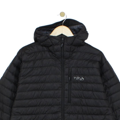 Mens Microlight Alpine Quilted Jacket Hooded Outdoor Down