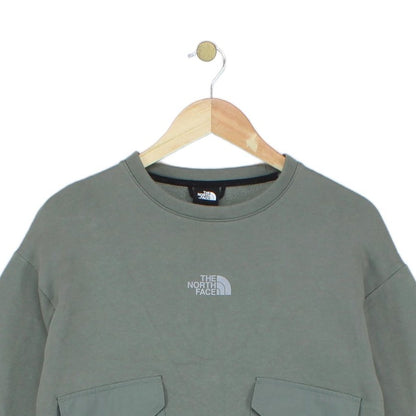 Womens Sweatshirt Cropped Crew Neck Outdoor