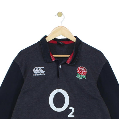 Mens England Rugby Shirt Long Sleeve Sport Vapodri
