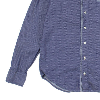 Mens Patterned Shirt Long Sleeve Button Up