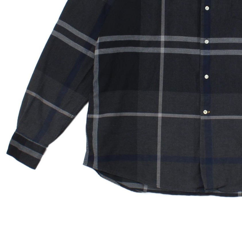 Mens Plaid Shirt Long Sleeve Button Up