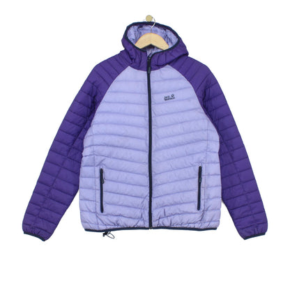 Womens Quilted Jacket Hooded Lightweight Down
