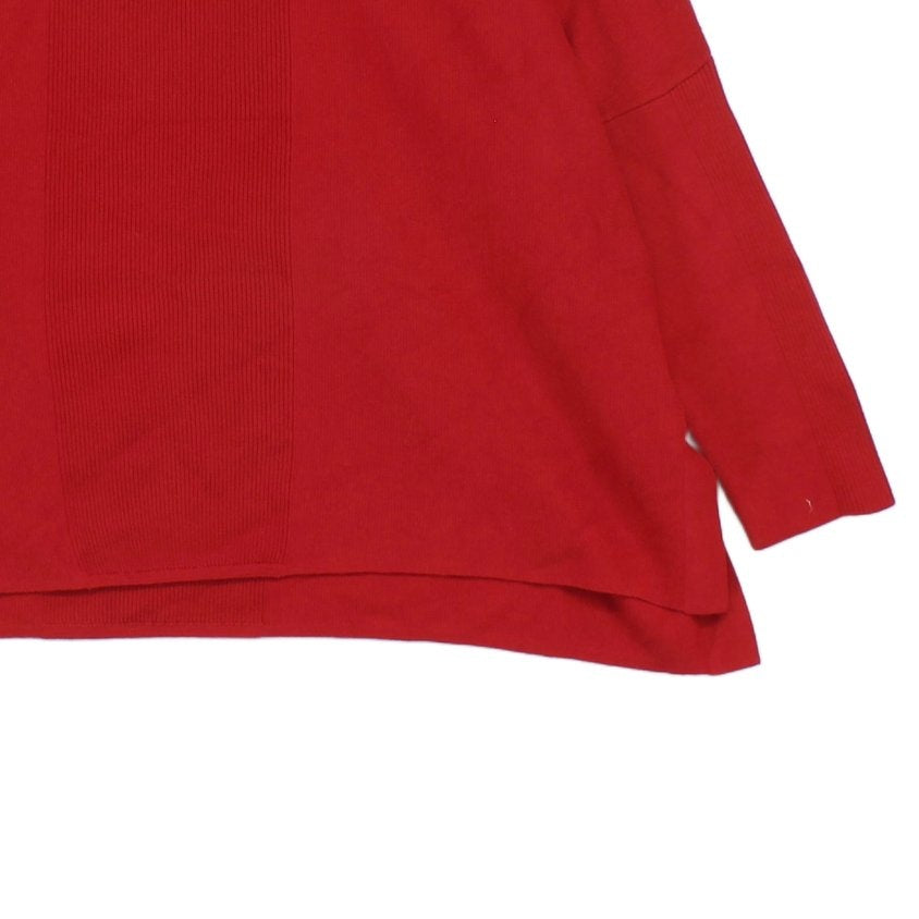Womens Jumper Long Sleeve Dropped Shoulder Relaxed