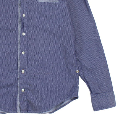 Mens Patterned Shirt Long Sleeve Button Up