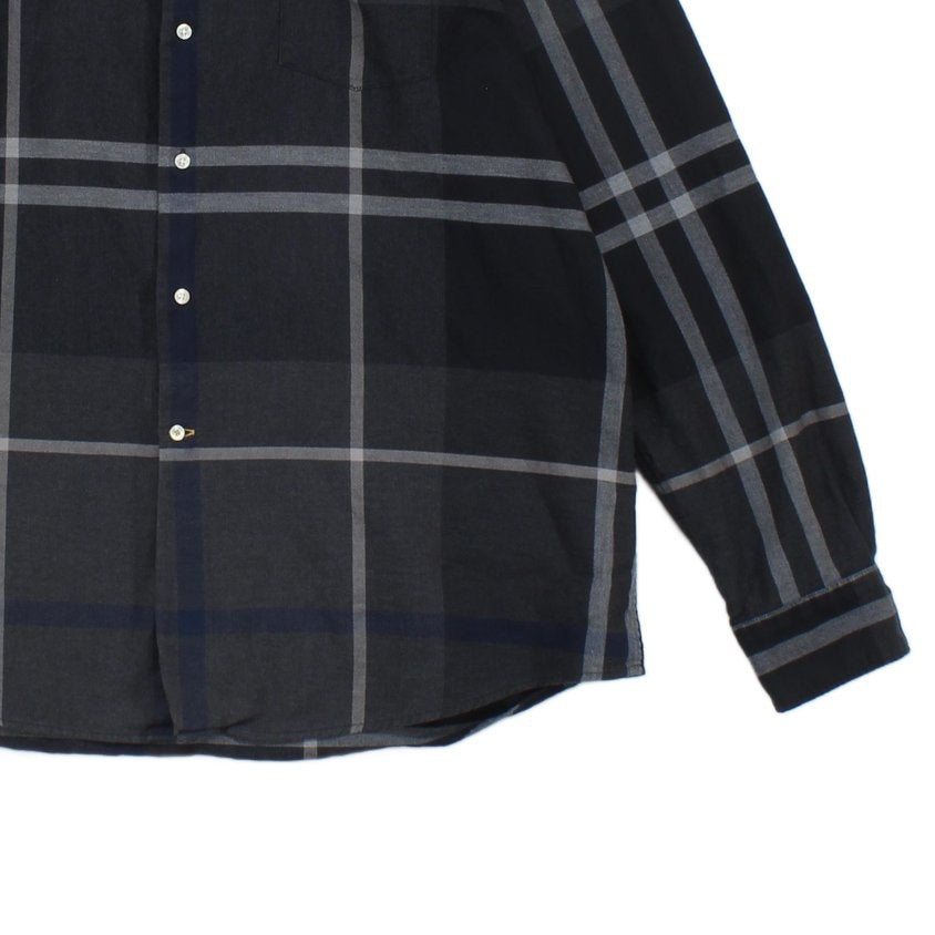 Mens Plaid Shirt Long Sleeve Button Up