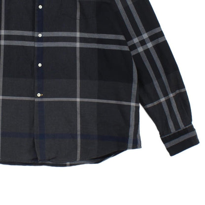 Mens Plaid Shirt Long Sleeve Button Up