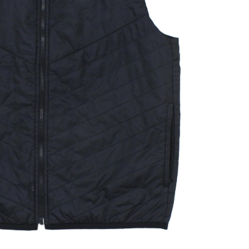 Mens Bodywarmer Therma Fit Quilted Full Zip Sleeveless