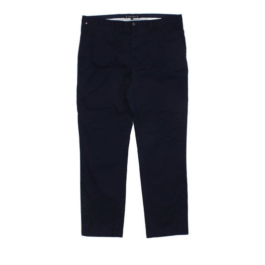 Mens Chino Trousers Zip Fly Straight Leg