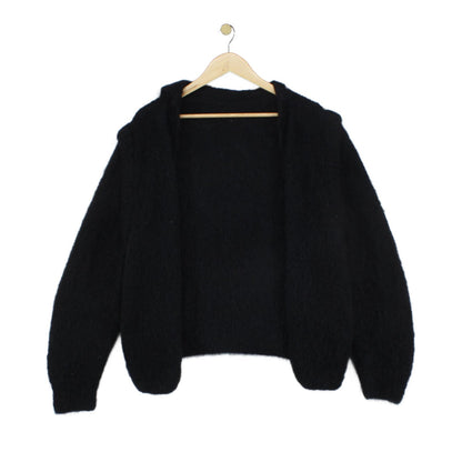Womens Mohair Cardigan Long Sleeve
